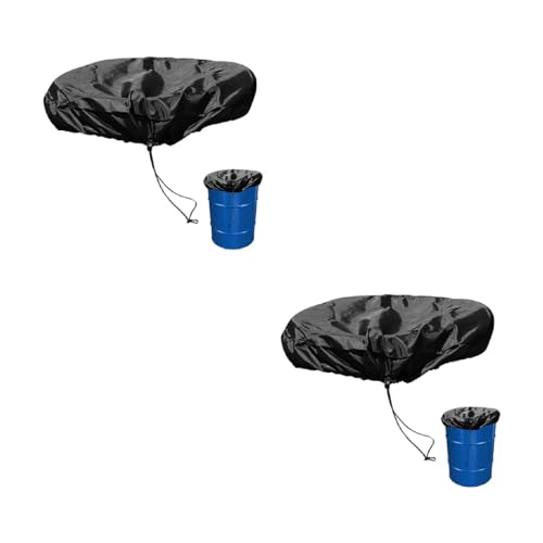 ENPAC 95-Gallon Wheeled Poly SpillPack Drum with Screw-Top Lid, Black, Recycled Polyethylene, 55-Gallon Capacity