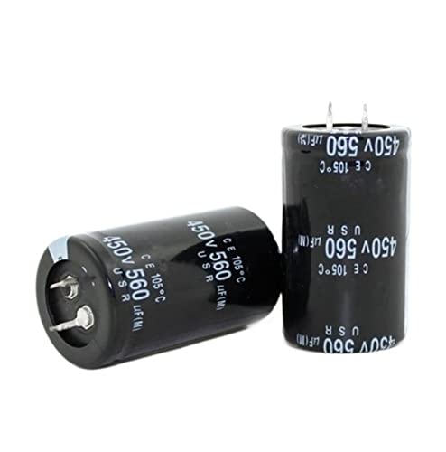 Condensateur 450V 560uF électrolytique 35x50mm de haute capacité pour filtrage