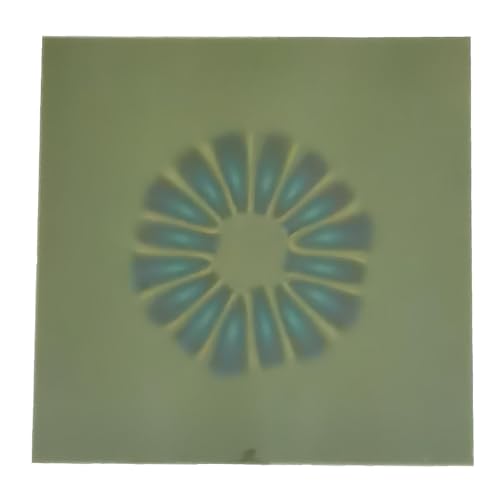 Image of Magnetic Field Viewing Film 4 inchx6 inch, Magnetic Flux Display,Magnetic Field Detector & Visual Aid for Physics Education,Ideal for Research & Magnetism Demonstrations,Cool Magnets Science Kit