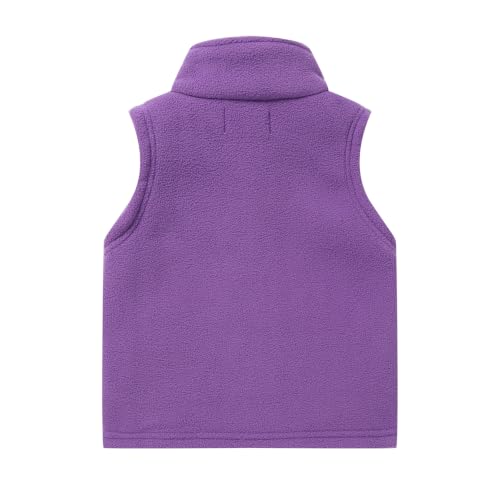Image of Mud Kingdom Boys Girls Polar Fleece Vest Winter Thick Warm Outerwear Funny Cartoon
