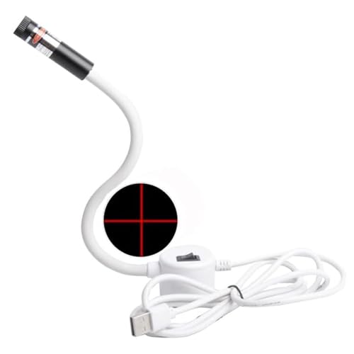 Aukojoy Lámpara de guía para Costura de máquina de Coser, Accesorio magnético de posición para Acolchado, luz de precisión sin Manos con Puntos, línea Recta y Cruz para Puntadas exactas