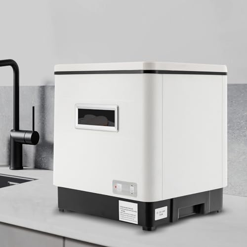 DAOHHFO Mini Geschirrspüler Freistehender Tischgeschirrspüler Maximales 60L, 70° Hochtemperaturreinigung Schnelltrocknung Ausgestattet mit Zu- & Abflussrohren, für Hausgebrauch EU-STOCK 9 DAOHHFO Mini Geschirrspüler Freistehender Tischgeschirrspüler Maximales 60L, 70° Hochtemperaturreinigung Schnelltrocknung Ausgestattet mit Zu- & Abflussrohren, für Hausgebrauch EU-STOCK