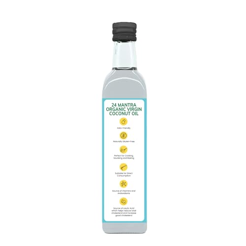 Image of 24 Mantra Organic Virgin Coconut Oil, 500ml (Pack of 3)