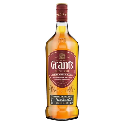 Grant's Triple Wood Blended Malt Scotch Whisky, 1l