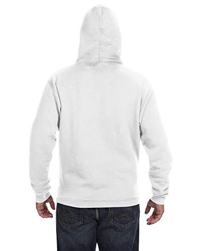 J America Adult Premium Fleece Pullover Hood XL WHITE3