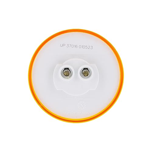 United Pacific 37016 Bright 9LED 2-1/2” Round Glolight Clearance/Marker Light, Sealed Housing, 12V DC, DOT/SAE, IP67 – Amber LED/Amber Lens – ONE Unit - Thumbnail 6