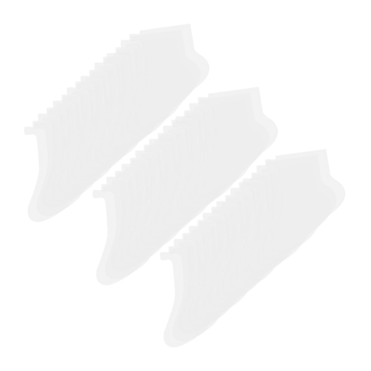 VICASKY 100pcs Foot Film Cover Cream Foot Pads Foot Care Use Wraps Socks with Shower Tag Pink for Hands and Feet Covers Waterproof Foot Feet Soaking Cover Plastic