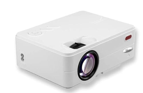 Image of TONZO LS-112 Basic LED Projector, 1080P Support 720P Native Projector, 120 LTPS Screen 3500 Lumens HDMI /USB /AV /SD /Audio Out Fire Stick | 50000 Hours Lamp Life | 3watt Built-in-Speaker (White)