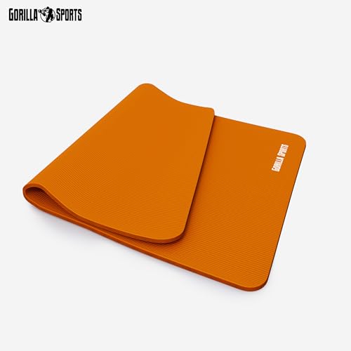 GORILLA SPORTS® Yogamatte 190 x 60/100 x 1,5 cm mit Tragegurt, rutschfest – Ansicht 6