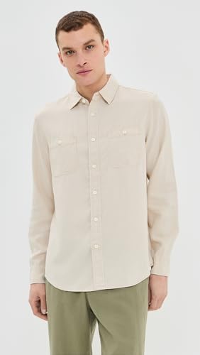 Faherty Men's The Tried and True Chambray Workshirt2