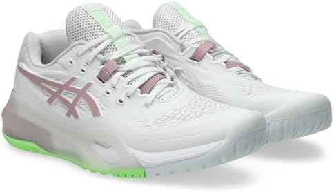 TENIS ASICS GEL RESOLUTION X ALL COURT BRANCO/ROSE E VERDE 2026