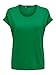 ONLY Damen Top Kurzarm Rundhals T-Shirt Moster Weiß Schwarz XS S M L XL XXL, Größe:L, Farbe:Jolly Green 15106662