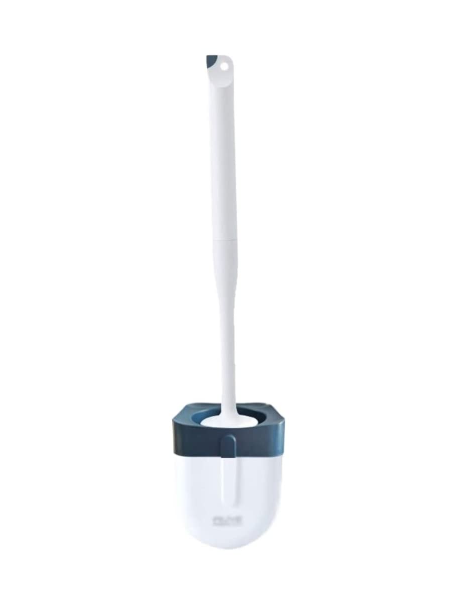 Tyuhduyur Blue Toilet Cleaner Brush Toilet Brush And Holder Set For Bathroom Toilet Cleaning Wall Mounted Without Drilling Toilet Cleaning Set Brush For Bathroom(Blue) (Blue)