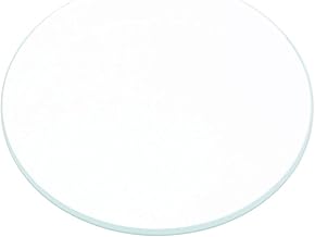 6 x Crystal Watch Lens – [15 mm] Round Flat Lens Replacement for Watch Dial Use, Clear