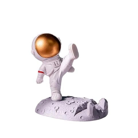 Astro-Lite Astronaut Figurine Mobile Stand, Portable Universal Holder for Smartphones and Tablets, Creative Fun Design, Office Desk Tabletop Accessory, Home, Housewarming Gift, 1 Piece-picture-26