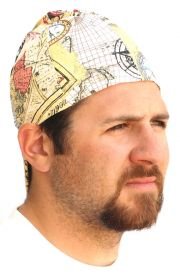 Noah Mason Industries Inc 55816 Multi-Colored Reversible Cotton Welding Cap44; Size 7.25