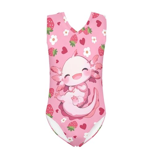Image of INSTANTARTS Gymnastics Leotards Girl Dinosaur Dancewear Activewear Quick Dry