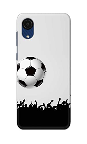Image of Printed Hard Back Cover Case for Samsung Galaxy A03 Core Back Cover (Football Icon) -702