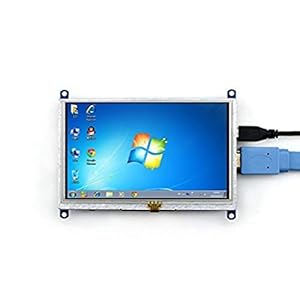 Waveshare Touch Screen 5 inch LCD B HDMI interface 800*480 Resistive with Bicolor case for all Raspberry Pi