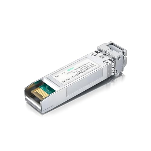 10GBase-SR 850nm �}���`���[�h SFP ���W���[���A10G MMF OM3 ���w���W���[�� �f�W�^���f�f���j�^�����O�t���ALC�t�@�C�o�[��ōő�300m�ACisco SFP-10G-SR�AMikrotik�ATP-Link�ȂǗp