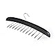 SUNTRADE Krawattenhalter aus Holz, Schwarz, 24 Hooks