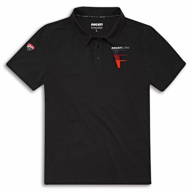 Ducati DC Speed Polo Shirt-XL Black