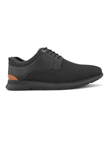 Image of San Frissco Men's Solid Sneaker Casual Lace-Up Shoes | Soft Cushioned Footbed with EVA Sole | Comfortable and Trendy Casual Shoes for Office and College