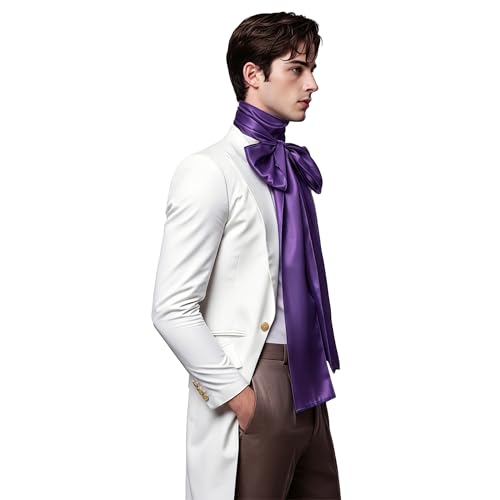 Image of COSDREAMER Mens Renaissance Scarf Jabot Cravat Costume Collar