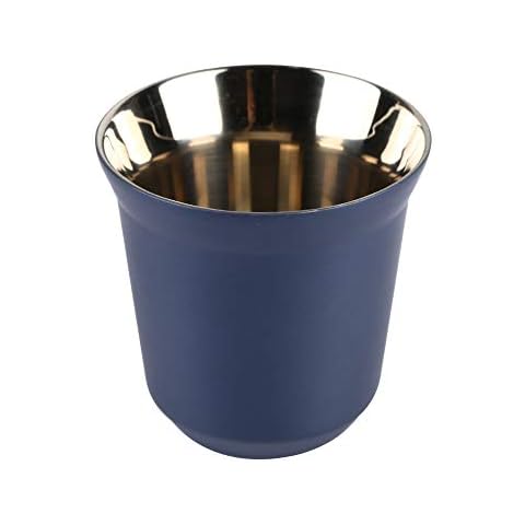 Dianoo Stainless Steel Espresso Cups - Dark Blue Cover