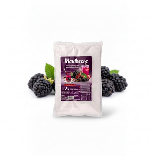 Ottoman Türkisches Instantgetränk mit Maulbeergeschmack 1 kg im Kunststoffbeutel heiß wie kalt genießbar exotisch-fruchtiges Mulberry Tea Pulver (Maulbeertee)