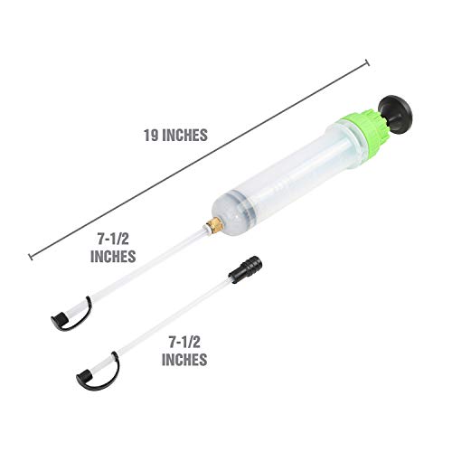 Oemtools 24985 Manual Fluid Extractor And Filler (7 Oz./.21 Qt./200 Ml), Fluid Transfer Pump, Oil Extractor For Gear Oil, Transmission Fluid, And More #TOP1