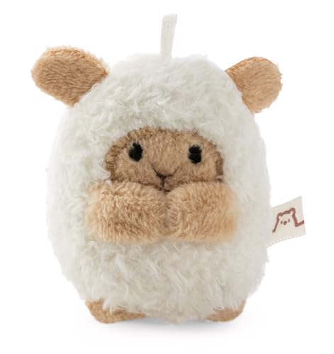 Kuscheltier Schaf Wools 5cm - braun - Weiches NICI Plüschtier – niedliches Stofftier zum Kuscheln & Spielen – tolle Geschenkidee für Kinder & Erwachsene | 62376