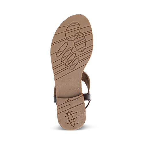 Image of SOLE HEAD Brown Flat Women Sandal