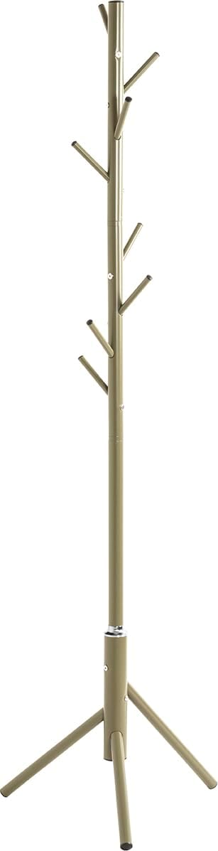 HAKU Coat Stand Green Metal Standing Coat Rack Height 173 x Diameter 48 cm Traditional Style