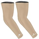 CompressionZ Compression Arm Sleeves Men Women - Basketball Tennis Running Lymphedema Fitness & Sport Recovery Elbow Sleeve UV Protection Arm Warmers