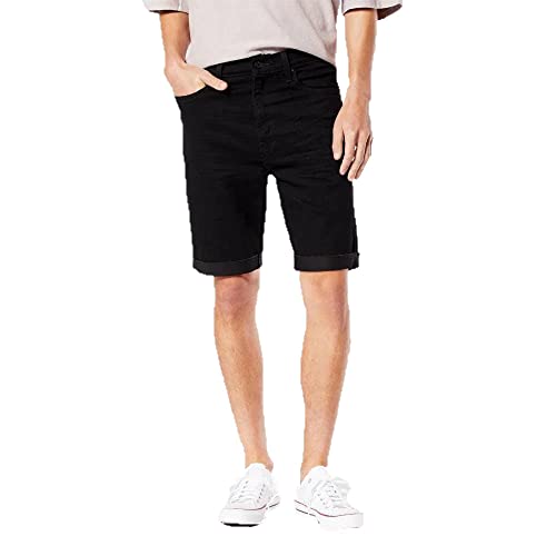 Denizen From Levi's Men's 9" Slim Fit Jean Shorts - (As1, Numeric, Numeric_38, Regular, Regular, Black, 38) #TOP2