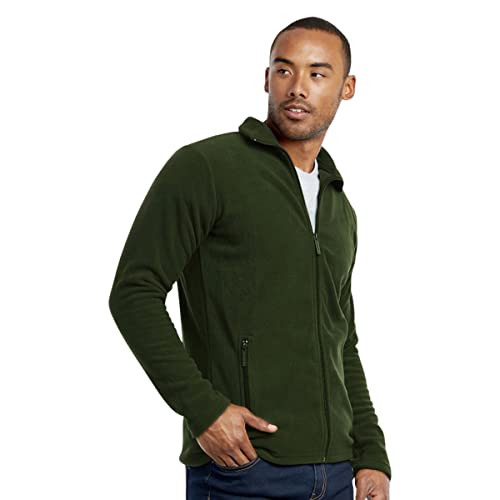 Knocker Men's Polar Fleece Zip Up Long Sleeve Jacket4