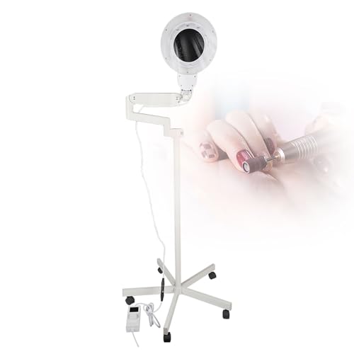 Extractor de polvo para uñas vertical con luz, 80W miniatura 1