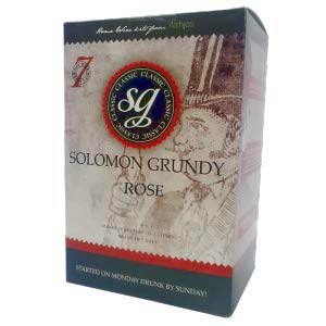Homebrew & Wine Making - Solomon Grundy Original - 30 Bottle Rose Wine Ingredient Kit