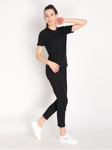 Image of CHKOKKO Casual Co ord Set For Women Stylish Summer Wear Cord Half Sleeves Round Neck Track Suit Coords Travelling Outfit Western Ladies Co ords