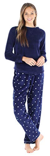 Image of PajamaMania Women's Fleece Long Sleeve Pajama PJ Set