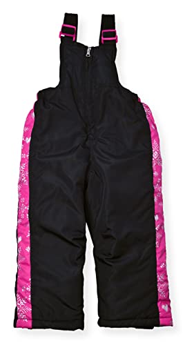 Arctic Quest Infant, Toddler & Young Girls Puffer Ski Jacket With Faux Fur Or Fleece Hood Lining And Bib Snowpants Skisuit Set, Rose Violet, Size 3T #TOP4
