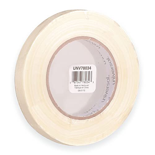 Image of Universal 165# Medium Grade Filament Tape, 18mm x 54.8M, 3 Core, Clear (78034)