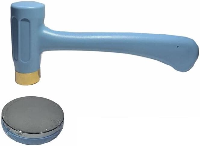 Metal Stamping Hammer for Letter Number Metal Stamps Jewelry Stamping Bench Silver Gold Beating Tools Knocking Stencil Workbench - (Color: hammer bench set)