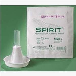 Spirit Style 2 Hydrocolloid Sheath Male External Catheter, Medium 29 mm (10)