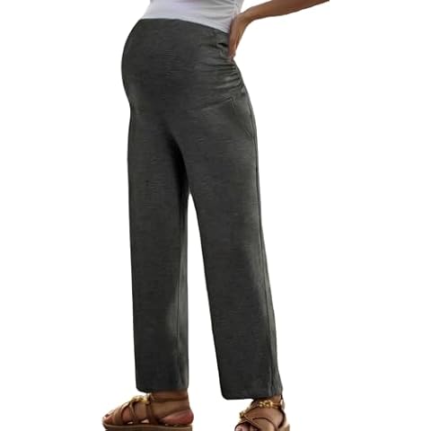 Happy Cherry Women's Maternity Palazzo Pants Cover