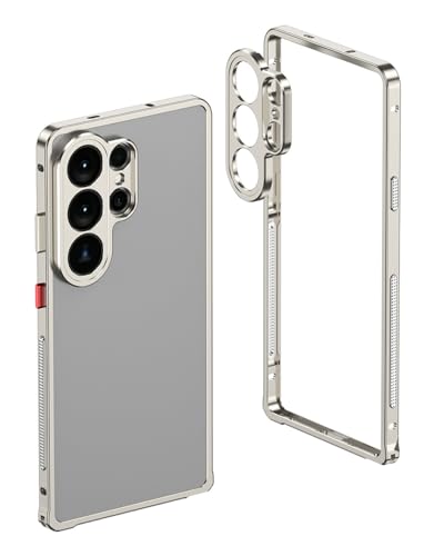 Protection Samsung S26 Ultra métal coque bumper gris premium design creux