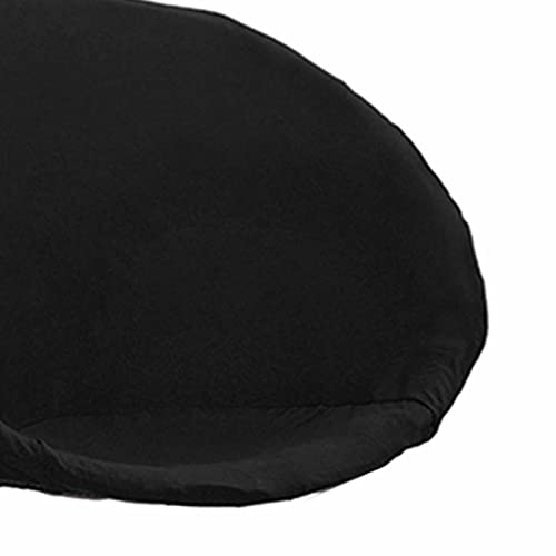 Housse de chaise extensible velours noir lavable et résistante Moon - 3