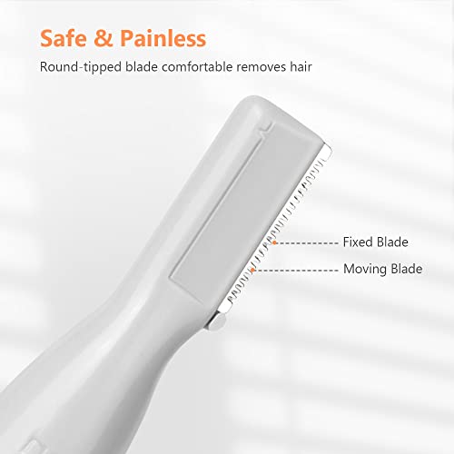 ACWOO Augenbrauentrimmer, Elektrischer Korrekturtrimmer für Körper und Gesicht,...