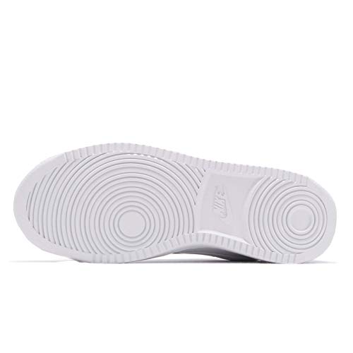 Nike Women's Ebernon Low Sneaker, White, 5 Regular US4